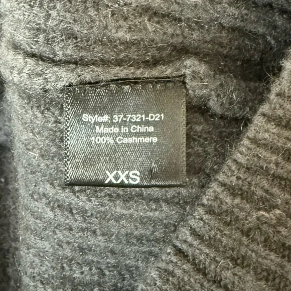 Jenni Kayne dark gray cocoon cashmere cardigan sweater size XXS - Picture 8 of 8